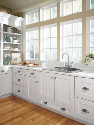 Kenston PureStyle™ Laminte White Kitchen Cabinets