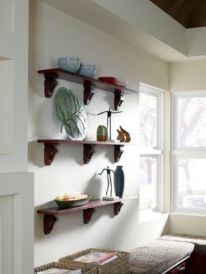 Langston Maple Cranberry Kitchen Cabinets