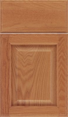 Oak Raised Panel Square, Profiled Slab Drawer Front