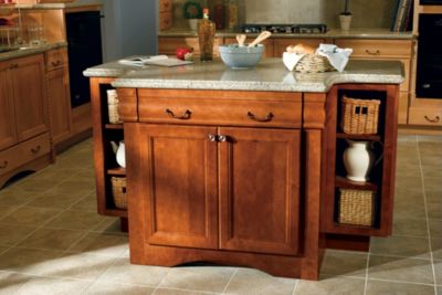 Raleigh Maple Coffee Glaze & Brierwood Kitchen Cabinets