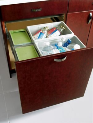 24" Base with Slide-Out Waste Centre