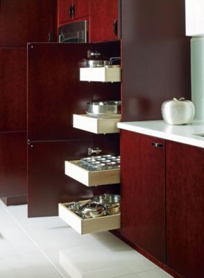 Tall Pullout with Sliding Shelves