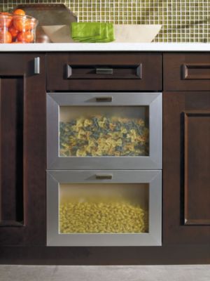 Base Unit with Glass Drawer Front