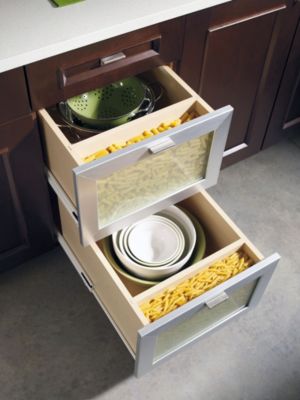 Base Unit with Glass Drawer Front