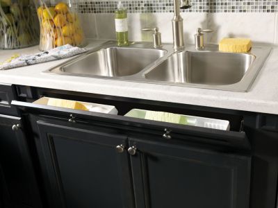 Tilt-Outs on 5-Piece Drawer Fronts
