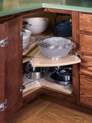 Super Lazy Susan with Chrome Rail