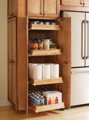 Utility with Sliding Shelves