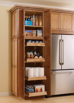 Utility with Sliding Shelves