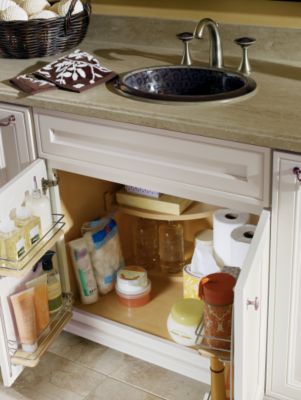 Vanity Sink Base SuperCabinetTM with Tilt-out
