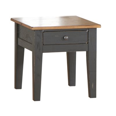 3398-02  : Attic Heirlooms End Table, Two-Tone