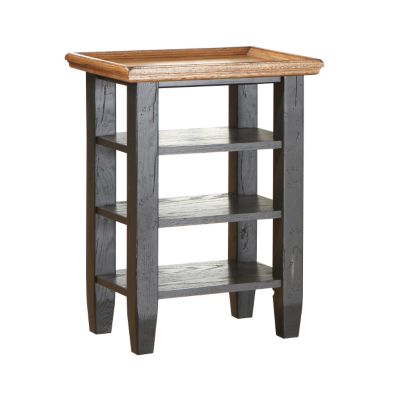 3398-07  : Attic Heirlooms Accessory Table, Two-Tone