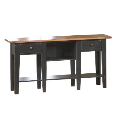 3398-09  : Attic Heirlooms Sofa Table, Two-Tone