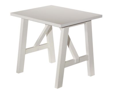 Galliger, End Table, White Finish