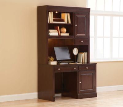 4067-058  : Affinity Single Pedestal Desk & Hutch
