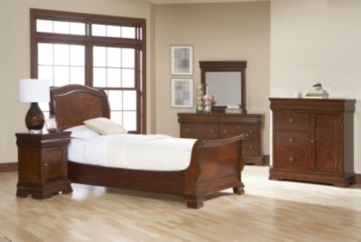 Nouvelle Sleigh Bed, Twin