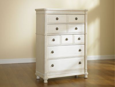 Summertime Drawer Chest with Raffia Trim