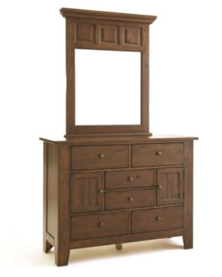 4397-Bureau/Mirror  : Attic Heirlooms Bureau & Mirror