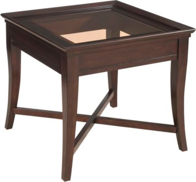 Avery Avenue Tray Top Glass Lamp Table