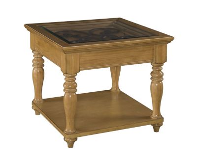 Bryson Square Lamp Table with Metal