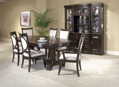 5067-Pedestal Table  : Affinity Double Pedestal Dining Table