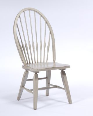 5392-85  : Attic Heirlooms  Windsor Side Chair, Grey