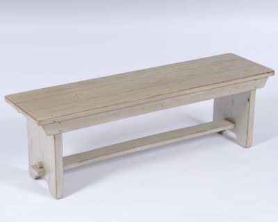 Attic Heirlooms Attic Heirlooms Stone Grey Bench