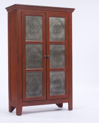 Attic Heirlooms Attic Heirlooms Barn Red Pie Safe
