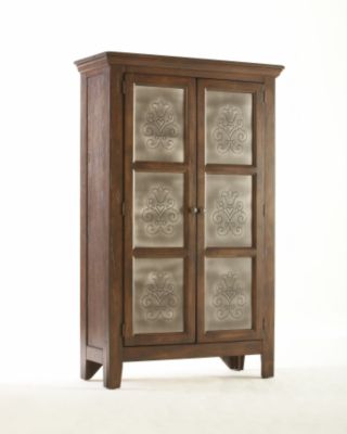 Attic Heirlooms Attic Heirlooms Pie Safe, Rustic Oak