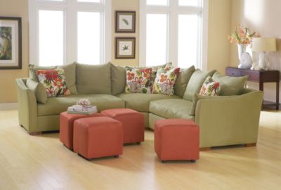 6121-Sectional  : Amber Sectional