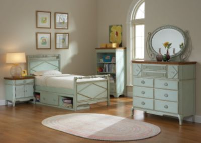 Halsten, Two-Tone Bedroom Furniture