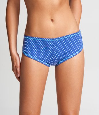 ESSENTIAL COTTON BOYSHORT - PIN DOTS