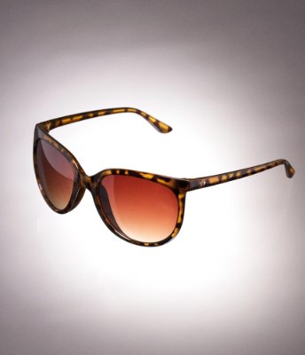 PLASTIC CAT EYE SUNGLASSES