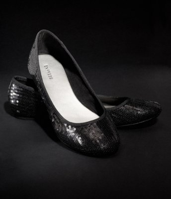 SEQUIN BALLET FLAT