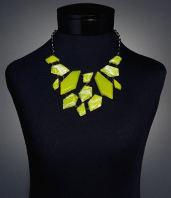 BEADED BIB NECKLACE