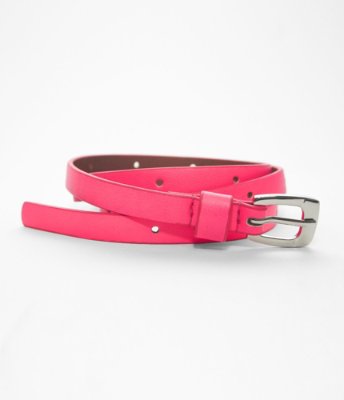 PERFORATED SKINNY BELT
