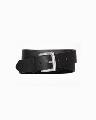 SQUARE BUCKLE LEATHER BELT