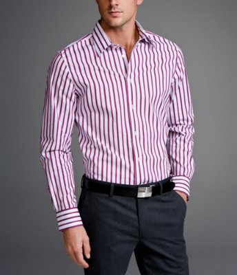 STRIPED MODERN FIT SHIRT