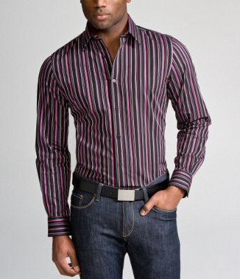 STRIPED FITTED SHIRT