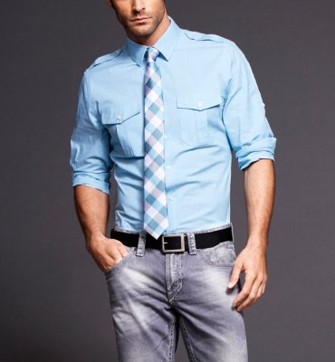 MK2 FITTED SHIRT - 100% COTTON