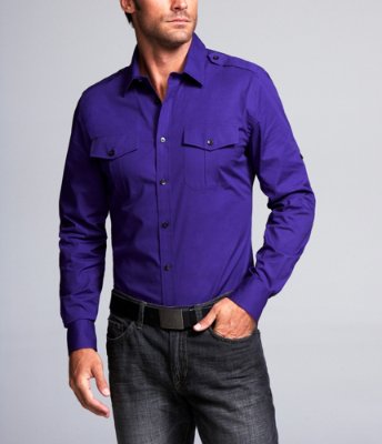 MK2 FITTED STRETCH COTTON SHIRT
