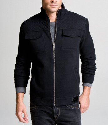 QUILTED FULL-ZIP JACKET