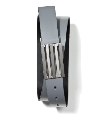REVERSIBLE 5 LINE SPLIT PLAQUE BELT