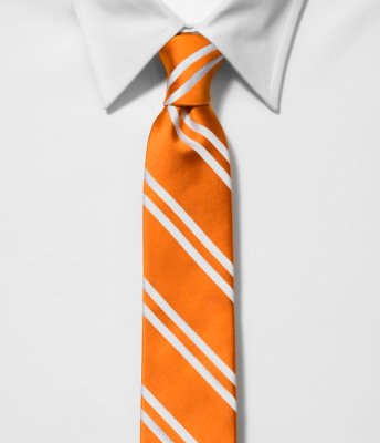 NARROW SILK TIE - STRIPE