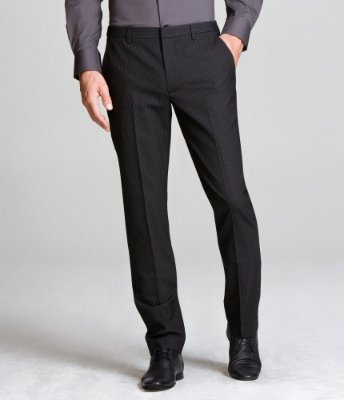 SLIM FIT PANT - PINSTRIPED