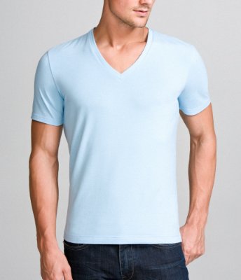 DEEP V-NECK TEE