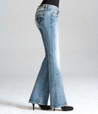 REROCK BOOT CUT JEAN - MEDIUM LIGHT WASH