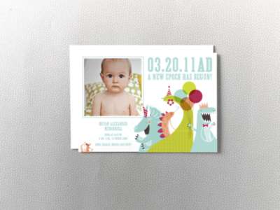 Dino Epoch Birth Announcement