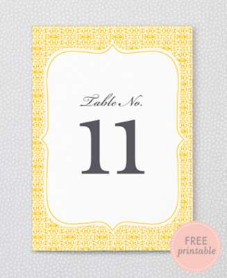 Fillmore---DIY Table Numbers