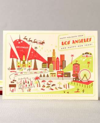 Happy Holidays from Los Angeles Set of 6