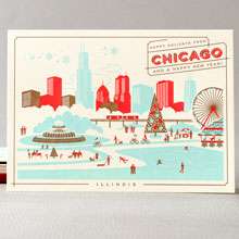 Happy Holidays from Chicago Set of 6: HL-805S